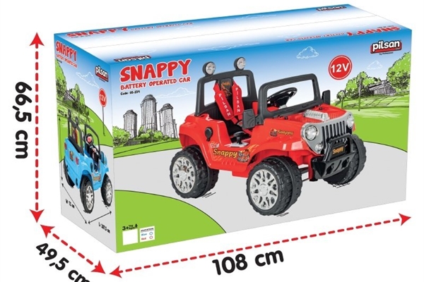 PİLSAN SNAPPY JEEP 12 VOLT AKÜLÜ ARABA